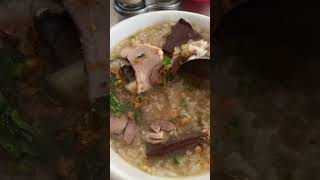 Porridge with pork​ very delicious​ foodie food foodlover foodblogger [upl. by Rolat458]