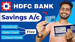 HDFC Bank Account Opening Online 2024  How to Open HDFC Bank Account Online  HDFC Bank [upl. by Ereynihc790]