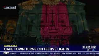 Cape Town turns on festive lights [upl. by Eivad]