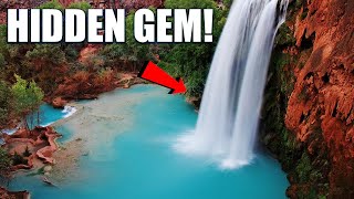 We DISCOVERED the WORLDS most Hidden WATERFALL  Havasupai Falls AZ [upl. by Merow206]