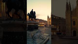 Milan night moment ✨🇮🇹beautifulplaceitaliancitymilanitalytourismyoutubeshortsvairalvideo [upl. by Hairas882]