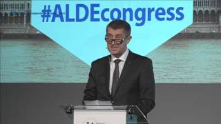 2015 Budapest Congress Official opening Andrej Babis [upl. by Nanon]