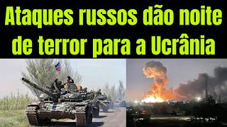 Ataques russos foram impiedosos contra a infraestrutura energética e militar da Ucrânia [upl. by Akilat504]