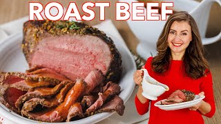 Easy Roast Beef Recipe with Beef Gravy [upl. by Onidranreb661]