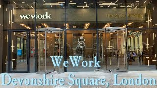 We Work Devonshire Square office tour London UK [upl. by Eladnyl]