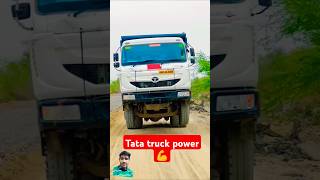 TATA truck power 💪💪💪 tatatipper tipper tata automobile jcb tatasigna shorts [upl. by Adrea]