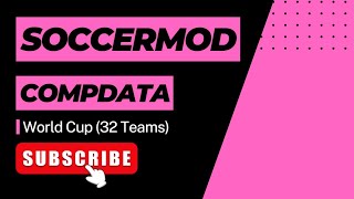 SoccerMod  Compdata  World Cup 32 Teams [upl. by Gadmann773]