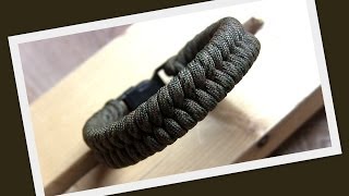 Как сделать простой браслет из паракорда quotFish Knotquot \ How to make quotFish knotquot paracord bracelet [upl. by Asteria]