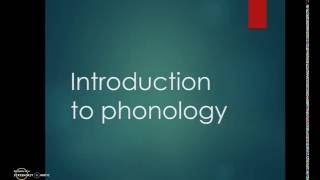 6 Introduction to Phonology [upl. by Yhtorod]