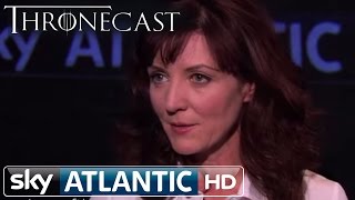 Game of Thrones Catelyn Stark Thronecast Michelle Fairley Interview [upl. by Fachan]