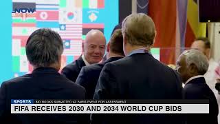 FIFA Receives 2030 and 2034 World Cup Bids [upl. by Enileme]