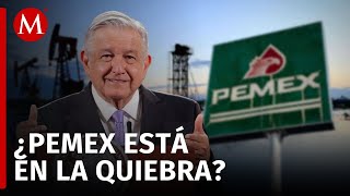 Pemex ya fue rescatado es quotrotundamente falsoquot que viva su peor momento AMLO [upl. by Nanice274]