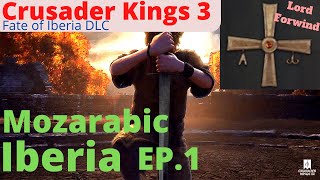 Taking the hard Struggle option Making Iberia Mozarabic CK3 Ep1 [upl. by Nnayecats]