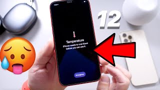 iPhone 12 🥵 Temperature Warning [upl. by Johppah]