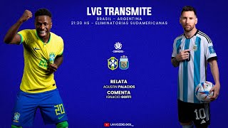 BRASIL  ARGENTINA  EN VIVO FECHA 6 ELIMINATORIAS SUDAMERICANAS 2023 [upl. by Adnawuj]