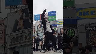 Dancing in the middle of Shibuya I did not expect her reaction 😂 [upl. by Arlynne]