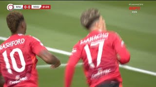 Alejandro Garnacho Goal Vs Manchester City vs Manchester United 01 Highlights  Community Shield [upl. by Cahra]