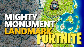 Mighty Monument Fortnite Location [upl. by Philcox]