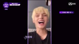 Huening Kai’s video call with his sister Bahiyyih to cheer her on on Girls Planet 999 ENG SUB [upl. by Atikat552]