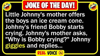 🤣 BEST JOKE OF THE DAY  Little Johnny and Bobby are sitting in the backyard  Dad Jokes [upl. by Aiekahs580]