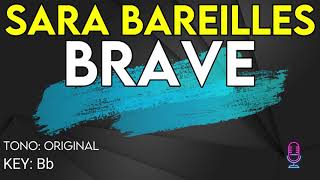 Sara Bareilles  Brave  Karaoke Instrumental [upl. by Leeann]