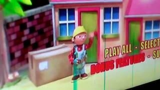 Bob the builder the complete series 4 DVD menu walkthrough [upl. by Edyaj]