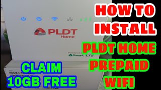 UNBOXING AND TUTORIAL ON HOW TO INSTALL PLDT HOME PREPAID WIFI [upl. by Uzziel]