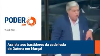 Assista aos bastidores da cadeirada de Datena em Marçal [upl. by Ainotna]