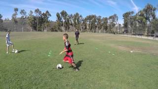 Soccer Training Exercises for Give and Go Passing  DSS 21 [upl. by Schiro]