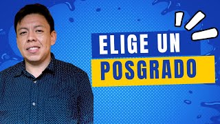 Como elegir una maestria o un doctorado  Dr Cristian Segura [upl. by Pussej360]