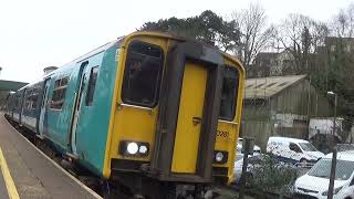 Radyr train station train going to Aberdare [upl. by Saidnac]