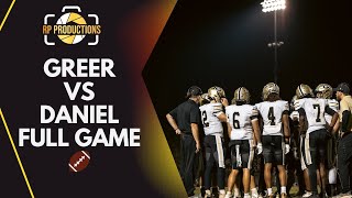 Greer vs Daniel Full Game Daniel Senior Night [upl. by Barkley]