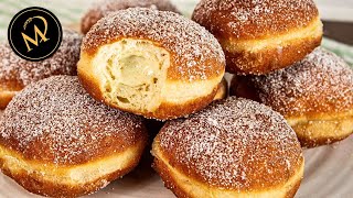 Vanille Berliner  Krapfen  Kreppel  Pfannkuchen selber machen [upl. by Ulu]