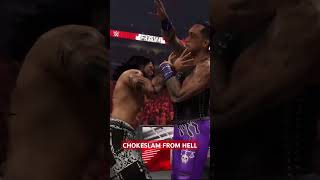 CHOKESLAM FROM HELL wwe chokeslam mondaynightraw [upl. by Dittman]