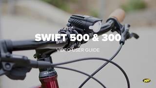 NiteRider Swift 500 and 300 Video User Guide [upl. by Wilburn861]