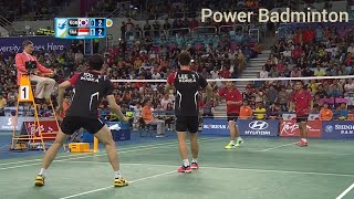 MD Final  Hendra SetiawanMohammad Ahsan vs LEE Yong DaeYOO Yeon Seong 2014 Asian Games HD [upl. by Aniles890]