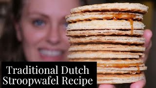 Traditional Dutch Stroopwafel Recipe from Scratch A Holiday Cookie Collaboration giveaway collab [upl. by Azile]