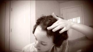 1920s Flapper Hairstyle Tutorial [upl. by Alyhs]