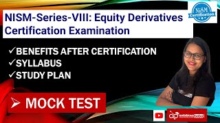 NISMSeriesVIII Equity Derivatives Certification  Latest Syllabus  How to Pass Exam [upl. by Eicnan]