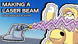 Making a laser beam that damages players in Roblox [upl. by Nylirret]