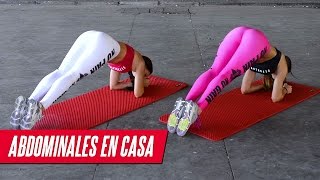 ABDOMINALES EN CASA 5min  Six Pack Workout at home [upl. by Giess745]