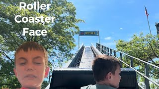 Waldameer Water Park 2024  Camera view Ravine Flyer 2  Scared Face [upl. by Weidner]