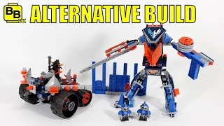 LEGO NEXO KNIGHTS 70315 ALTERNATIVE BUILD CLAYS MECH ATTACK [upl. by Johen]