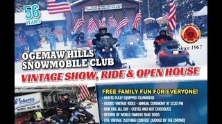 2024 Ogemaw Hills Snowmobile Show [upl. by Adnohsed]