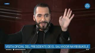 INTERCAMBIO SDOR BARTOLOMÉ ABDALA  NAYIB BUKELE 011024 [upl. by Attirehs414]