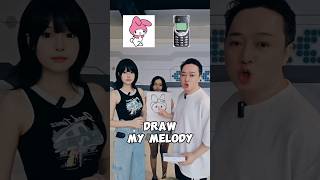 Draw My Melody For Iphone Challenge 1 Satire Comedy By Kuromi Boy [upl. by Lirrad437]