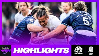 HIGHLIGHTS  SCOTLAND V ENGLAND  2024 GUINNESS WOMEN’S SIX NATIONS RUGBY [upl. by Saffren]