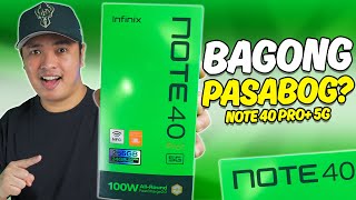 Infinix NOTE 40 PRO 5G  BAGONG PASABOG [upl. by Lund]