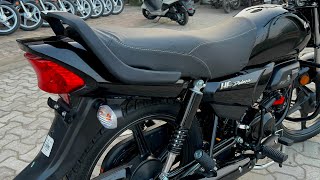 2024 Model Hero Hf Deluxe Black Color Review  Price  Mileage  Features  Hf Deluxe bike [upl. by Ahcsat606]