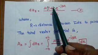 HalfWave Dipole Antenna  Derivation of Radiated Fields and its Characteristics [upl. by Swirsky725]